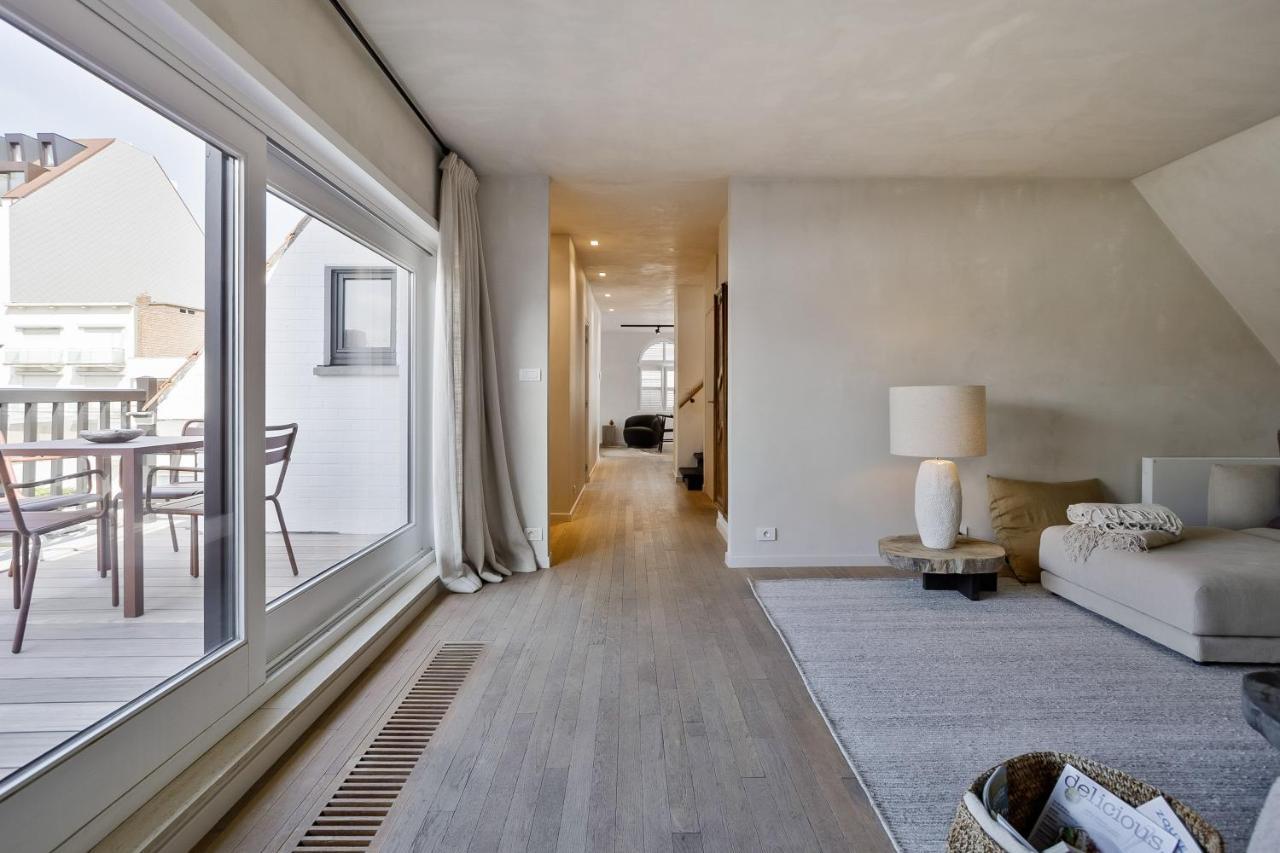 Luxe Duplex Met Prive Parking Apartment Knokke-Heist Bagian luar foto